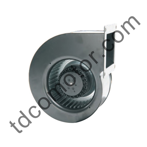 Ventilador centrífugo curvado para frente de 160 mm AC com voluta
