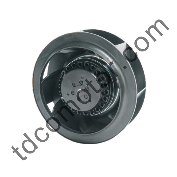 Ventilador centrífugo curvado para trás de 175 mm AC
