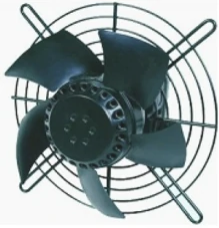 Descrição simples do ventilador de fluxo axial comum?