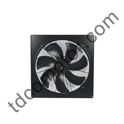 As características do ventilador de fluxo axial