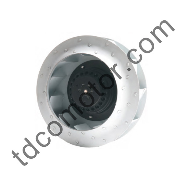 Ventilador centrífugo curvado para trás de 225 mm AC
