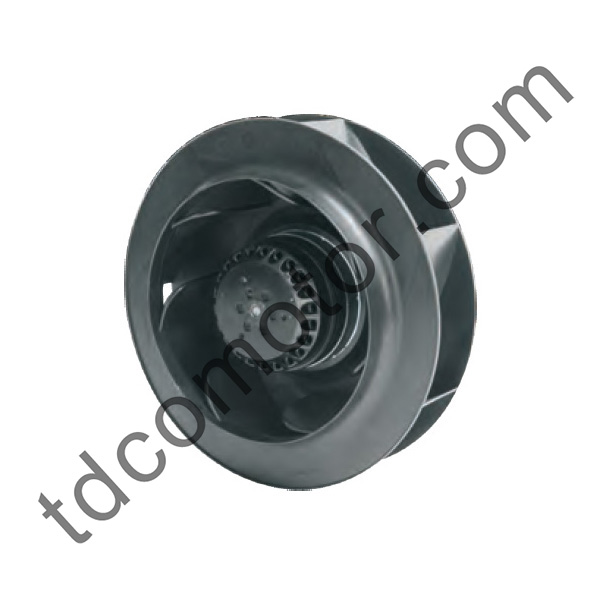 Ventilador centrífugo curvado para trás 250mm AC