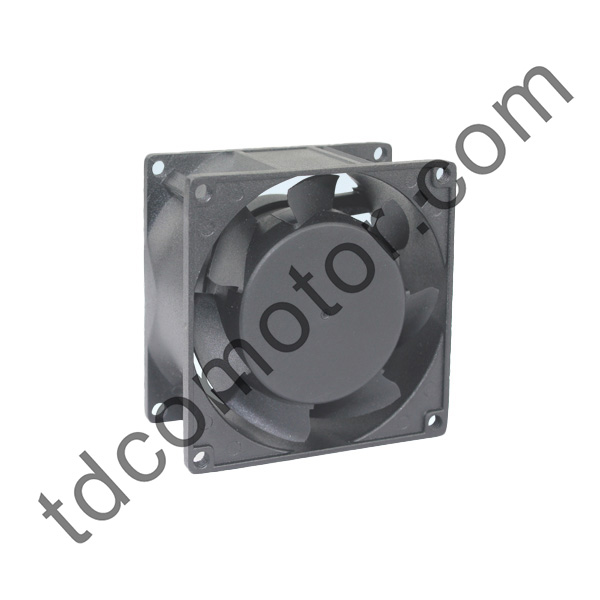 Ventilador axial AC 80x80x38 YZ-8038 Rolamento de esferas com mancal